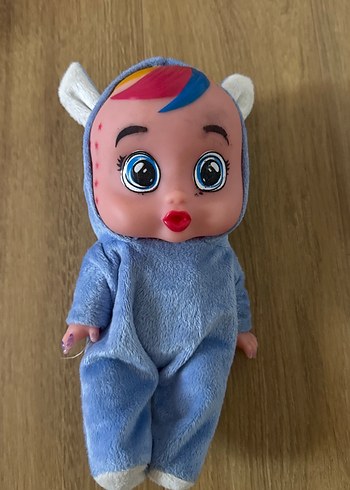 Diğer Mavi Cry baby, Peluş Tulumlu Renkli Bebek Oyuncak