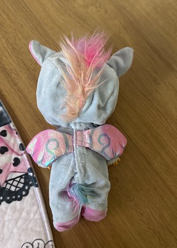 Beden Cry baby Gri Kanatlı Bebek Oyuncak