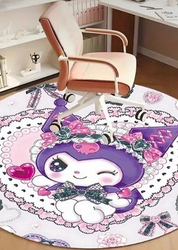 Beden çeşitli Renk Kuromi Renkli Çocuk Odası Yuvarlak Halı