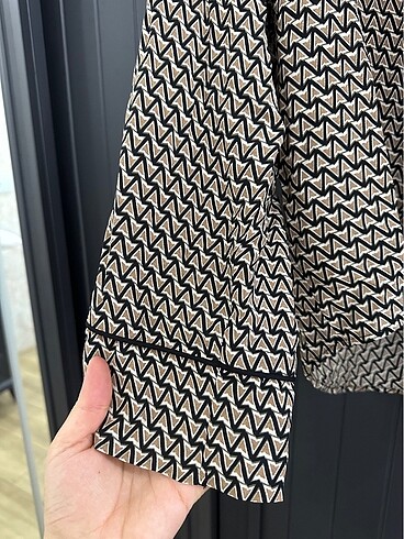 l Beden kahverengi Renk H&M viskos gömlek