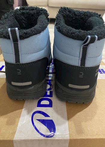 Koyu Mavi Erkek Çocuk Cırtlı Bot - Görsel 2