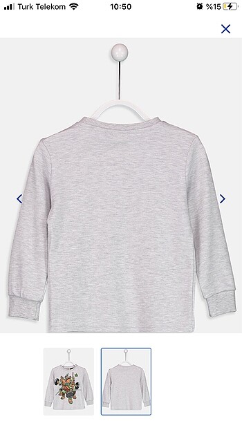 LC Waikiki Erkek çocuk sweatshirt