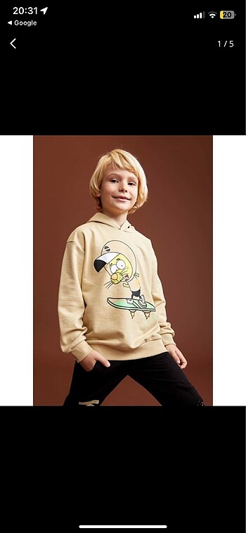 Defacto kral şakir sweatshirt - Görsel 4