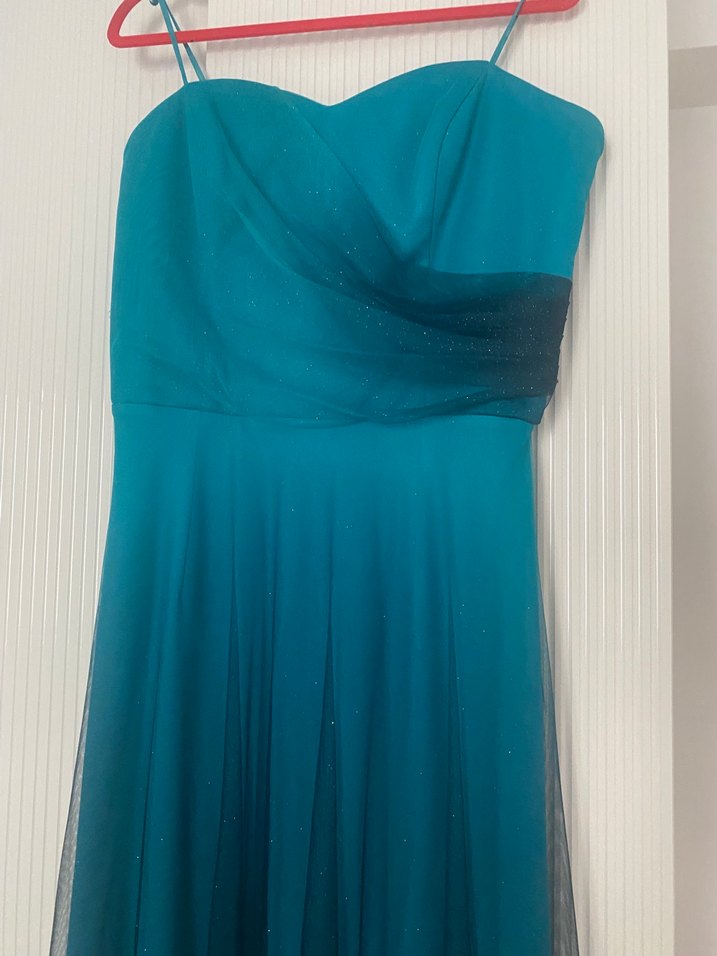 Tül simli abiye - Görsel 3