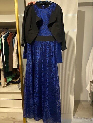 Güpürlü Gece elbisesi - Görsel 2