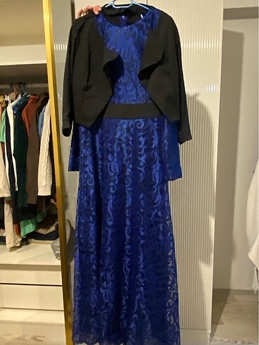 Güpürlü Gece elbisesi - Görsel 3