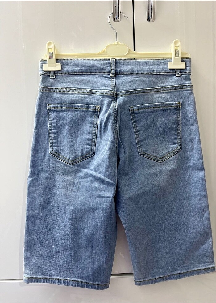 LCW kot jean şort - Görsel 5