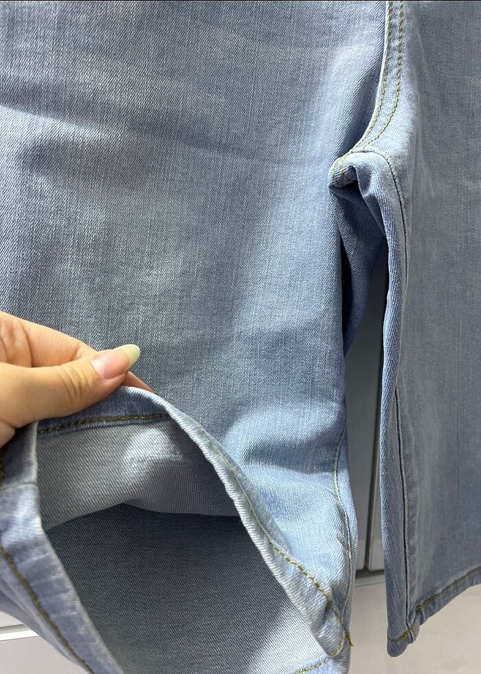 LCW kot jean şort - Görsel 2