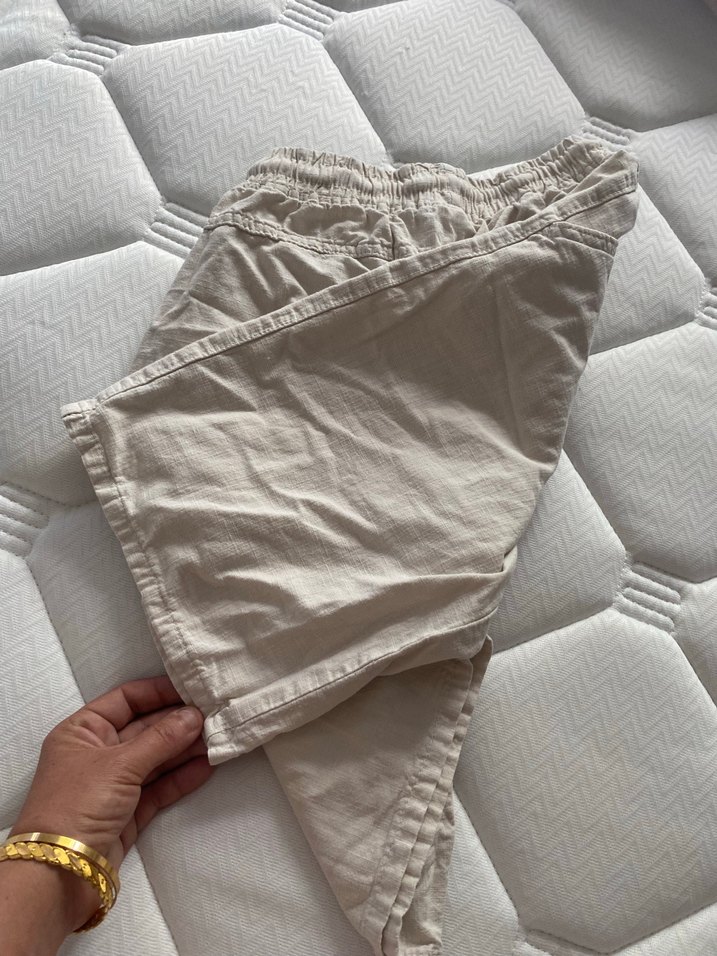 LCW krem Keten Erkek Çocuk Şortu - Görsel 3