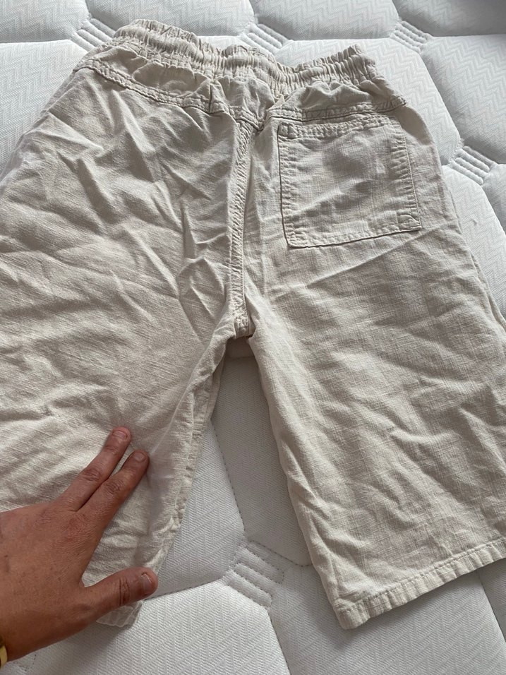 LCW krem Keten Erkek Çocuk Şortu - Görsel 4