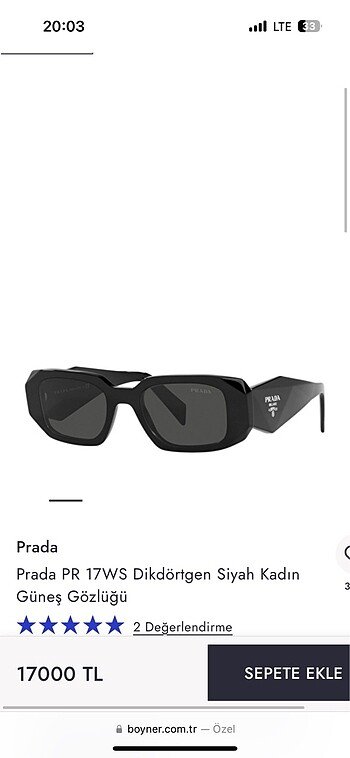 Prada gözlük