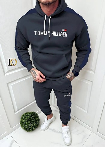 İLAN NO K E 14 H ERKEK TOMMY HILFIGER EŞOFMAN TAKIMLARI - Görsel 4