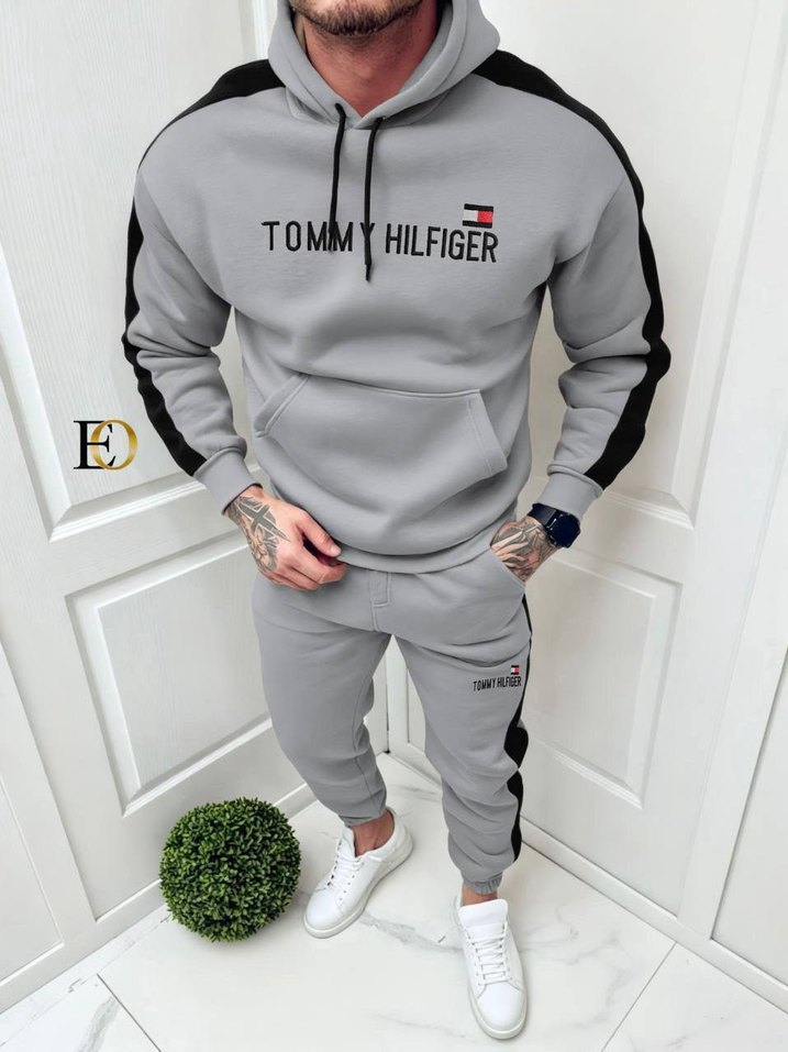 İLAN NO K E 14 H ERKEK TOMMY HILFIGER EŞOFMAN TAKIMLARI - Görsel 3