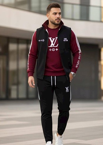 İLAN NO K E 37 H 210 ERKEK LOUİS VUITTON 3 LÜ TAKIMLAR - Görsel 3