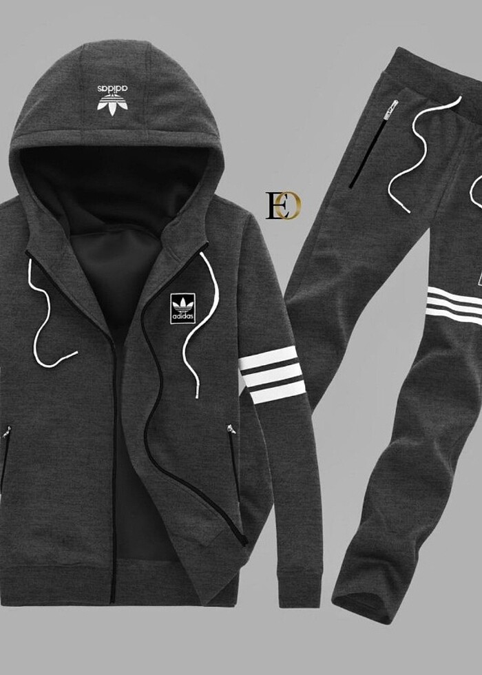 İLAN NO K E 23H ERKEK ADİDAS 2 Lİ TAKIMLAR S M L XL XXL - Görsel 2