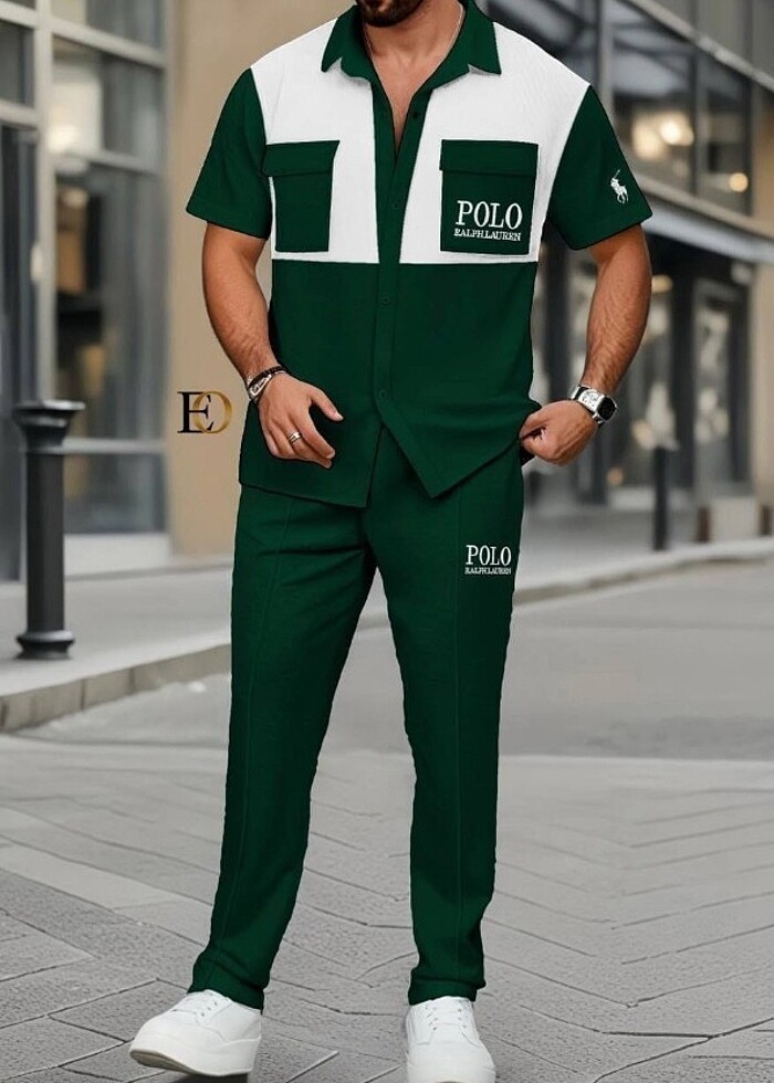 İLAN NO Y E 13 H ERKEK 2 İPLİK PAMUKLU KUMAŞ POLO 2 Lİ TAKIMLAR - Görsel 2