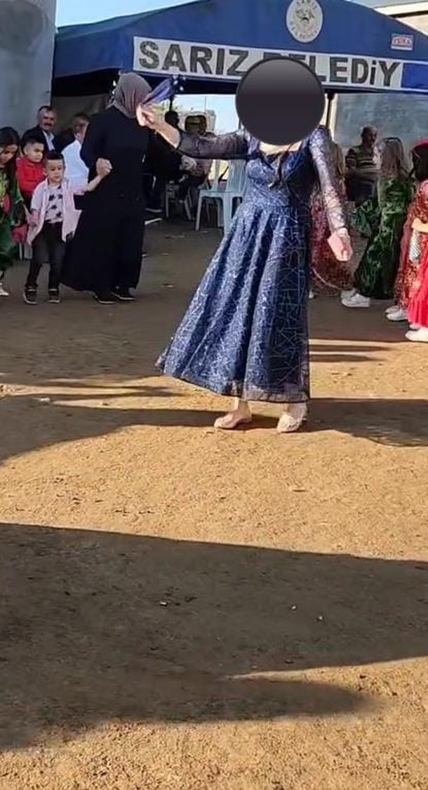 Lacivert simli Uzun Abiye - Görsel 5