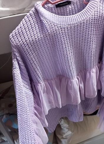 Tüllü kazak - Görsel 2