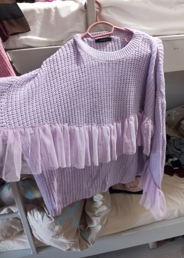 Tüllü kazak - Görsel 3