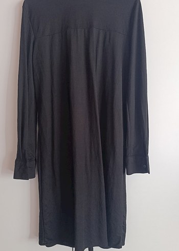 Zara Siyah Gömlek Elbise. - Görsel 6