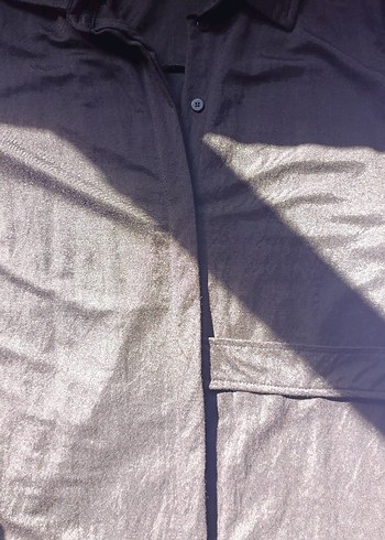 Zara Siyah Gömlek Elbise. - Görsel 9