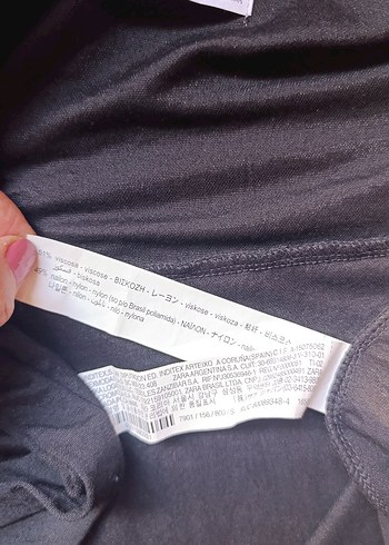 Zara Siyah Gömlek Elbise. - Görsel 10