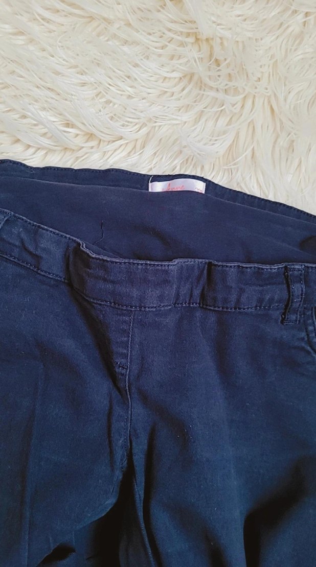 Lacivert Normal Boy Denim Hamile Pantolon - Görsel 2