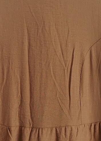 Suud Collection MİNİK TERZİ HARDAL RENGİ ELBİSE