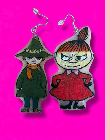 Little My ve Snufkin küpe