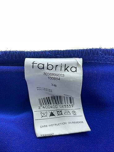 38 Beden mavi Renk Fabrika Kumaş Pantolon %70 İndirimli.