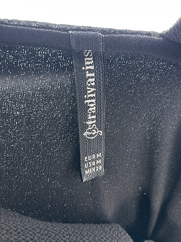 m Beden siyah Renk Stradivarius Uzun Tulum %70 İndirimli.