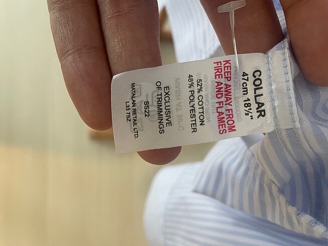 3xl Beden Taylor&Wright Premium Çizgili Gömlek