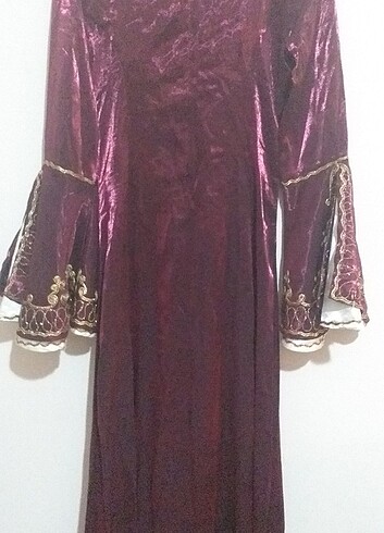 s Beden bordo Renk 36 Beden Bindallı ( Kaftan)