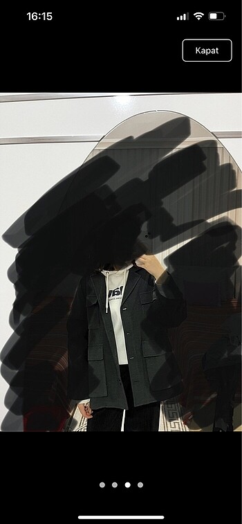 MAVİ marka beyaz sweatshirt - Görsel 3