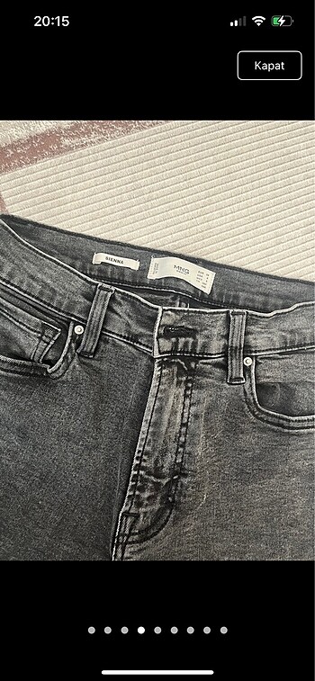 36 Beden gri Renk Mango Sienna flare jean