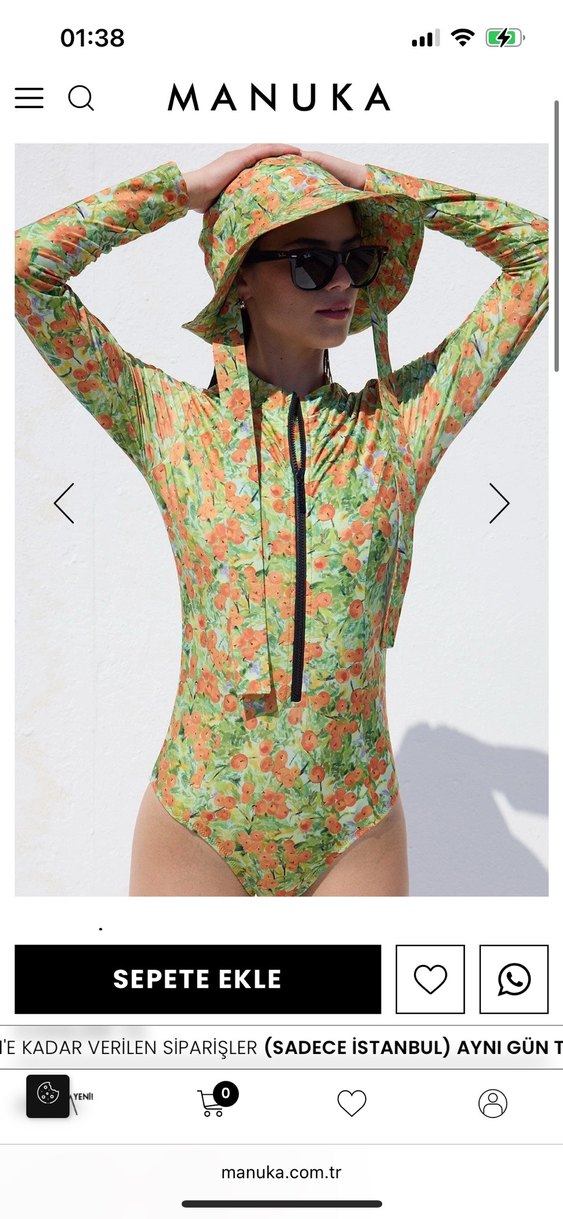 Manuka Çok Renkli Uzun Kollu Mayo - Görsel 2