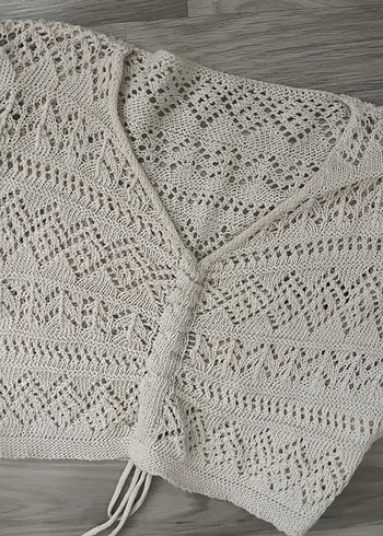 H&M Bohem V Yaka Örgü Kadın Kazak