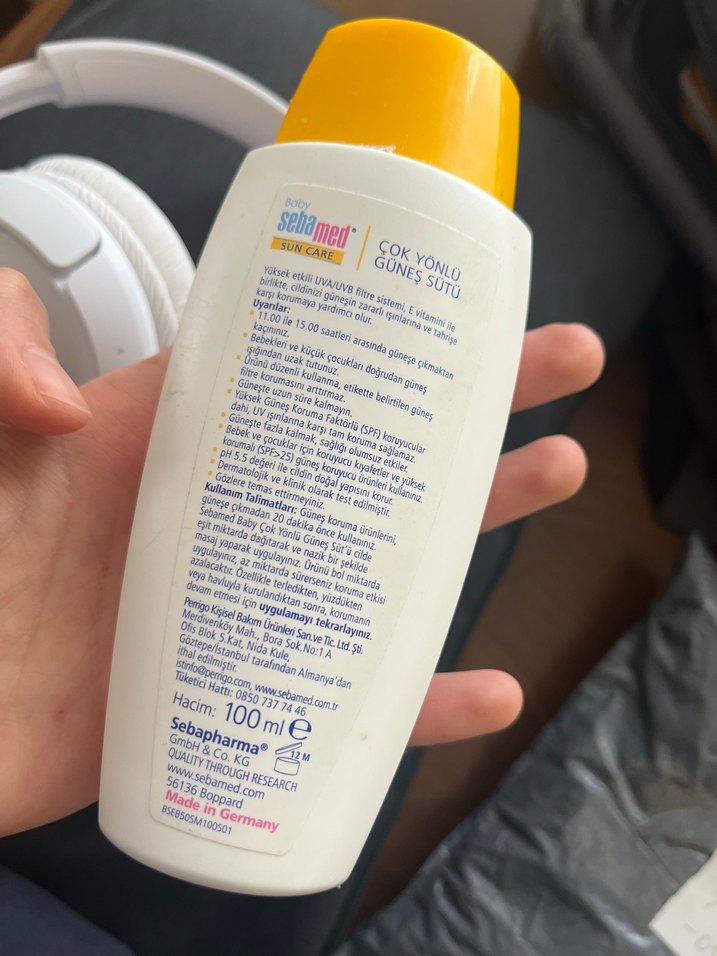 Sebamed Bebek Güneş Sütü SPF 50 Suya Dayanıklı - Görsel 2