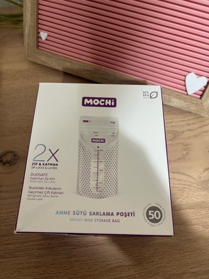 Mochi Anne Sütü Saklama Poşeti 50 Adet - Görsel 2