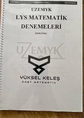UZEMYK LYS Matematik Denemeleri Kitabı