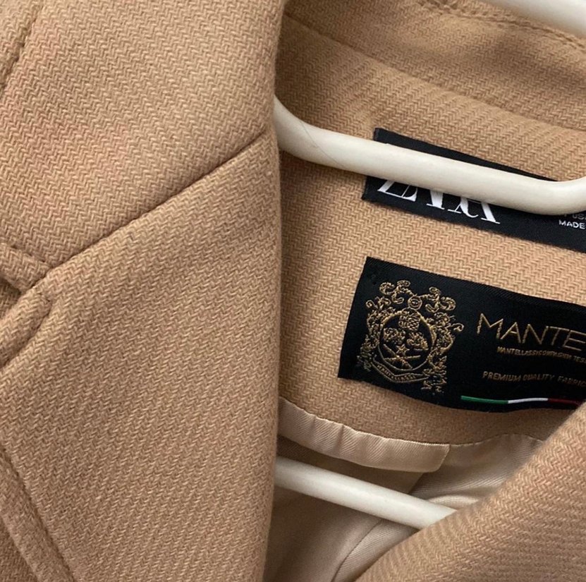 Düğmeli Camel Rengi Kaban - Görsel 5