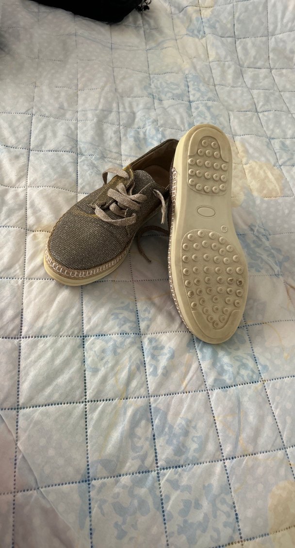 Gri Erkek Espadril Ayakkabı Velcro Detaylı - Görsel 2