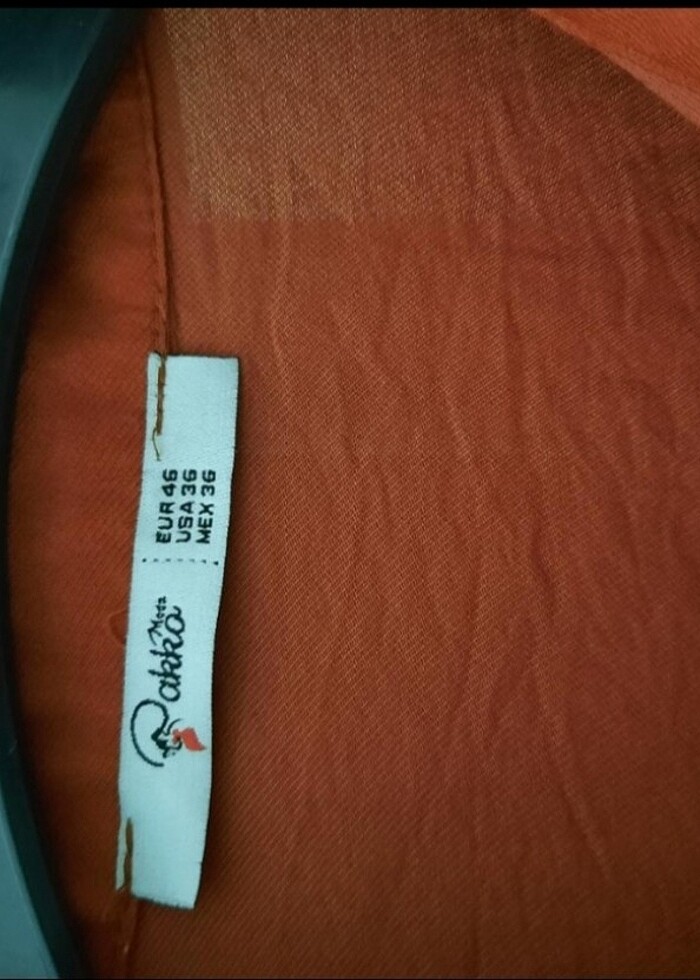 Kiremit rengi elbise  - Görsel 3