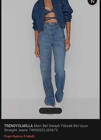 TRENYOLMİLLA straight kot pantolon