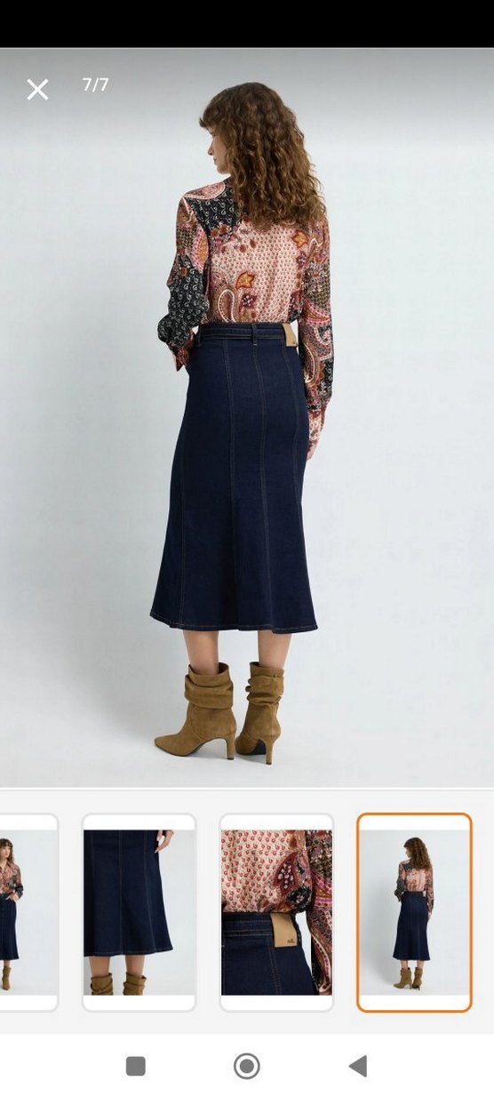 Kemerli Uzun Kot Etek - Görsel 3