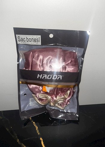  Beden pembe Renk Saten Saç Bonesi