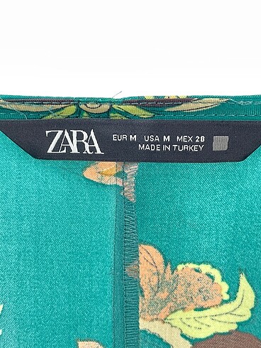 m Beden yeşil Renk Zara Bluz %70 İndirimli.