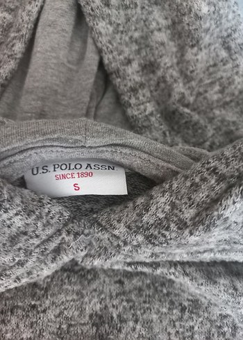 Gri Erkek Kapüşonlu Örgü Sweatshirt - Görsel 3