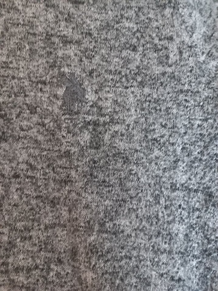 Gri Erkek Kapüşonlu Örgü Sweatshirt - Görsel 4