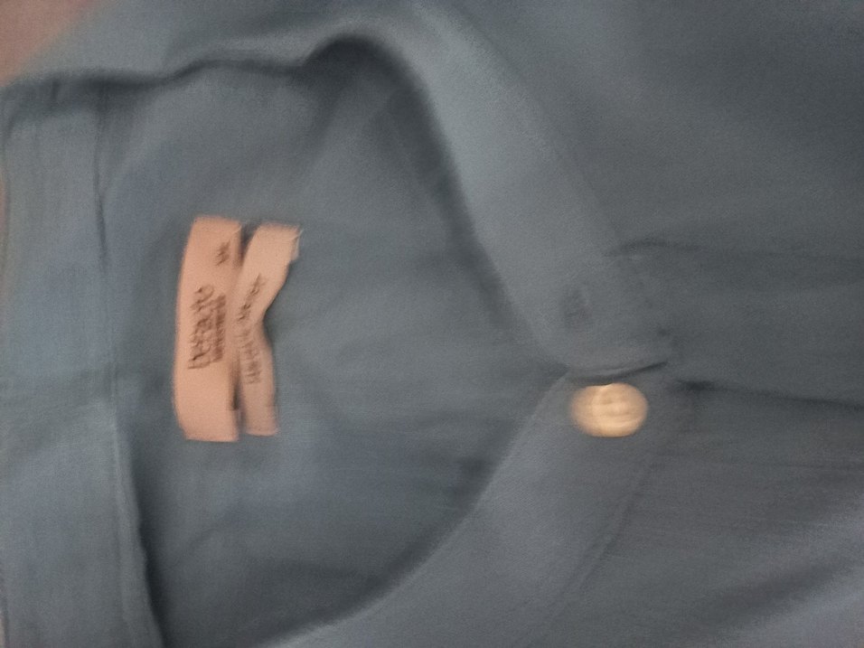 Gri Keten Kısa Kollu Erkek Gömlek - Görsel 2